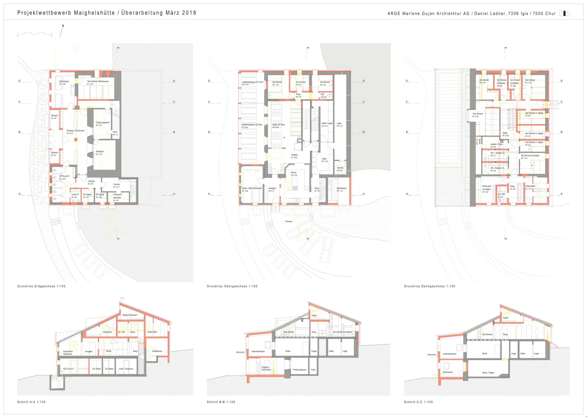 11_SAC Maighelshütte Val Tujetsch_Wettbewerb_Überarbeitung
